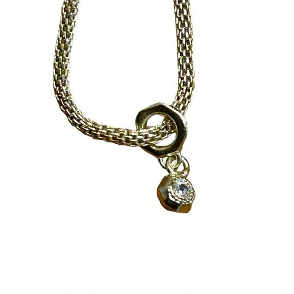 Kendra Scott Gold Hailey Necklace in Aqua Howlit - Picture 8 of 12